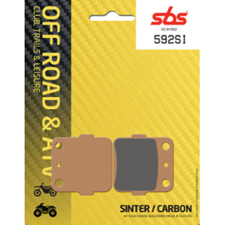 PLAQUETTES DE FREIN ARRIERE SBS 592SI YAMAHA YZ 80 93/01