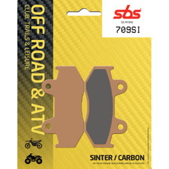 PLAQUETTES DE FREIN ARRIERE SBS 790SI SUZUKI RMZ 250 2004/2024