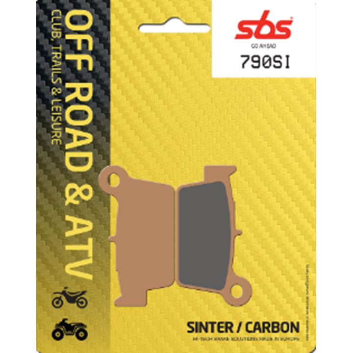 PLAQUETTES DE FREIN ARRIERE SBS 790SI SUZUKI RMX 450 2005/2018