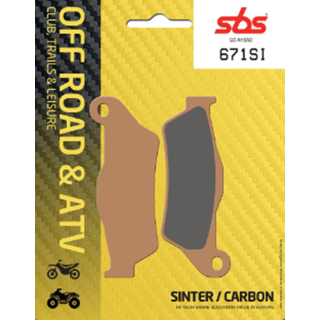 PLAQUETTES DE FREIN AVANT SBS 671SI KTM SXF 350 2011/2024