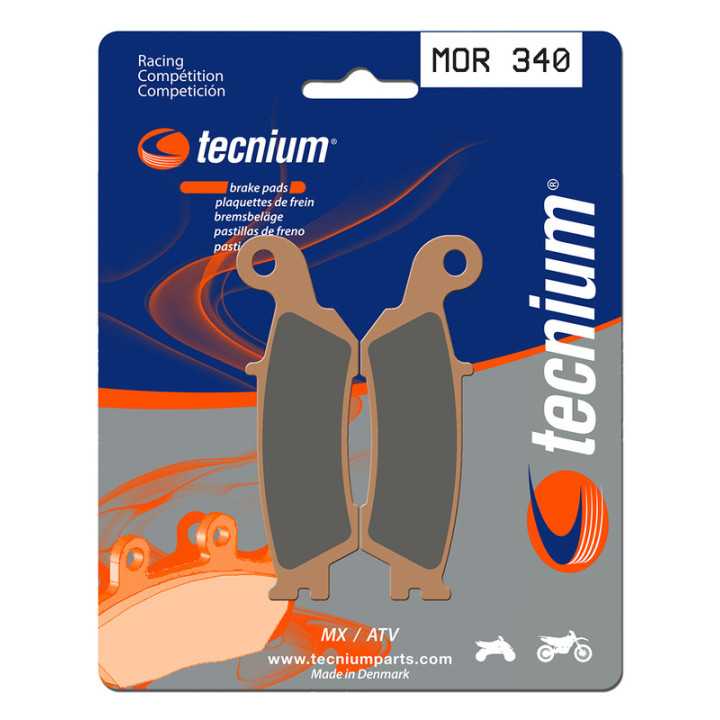 PLAQUETTES DE FREIN AVANT TECNIUM MOR340 YAMAHA YZ 125 08-21