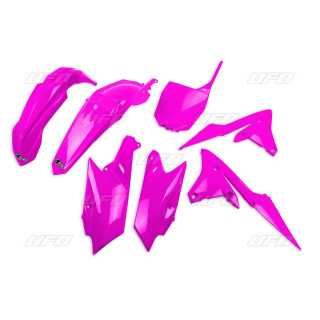 KIT PLASTIQUES CARENAGE UFO YAMAHA YZ 85 2015/21 ROSE FLUO