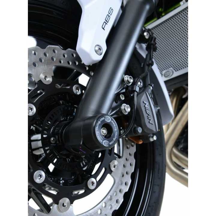 Protections de fourche R&G RACING noir KAWASAKI Z650 abs