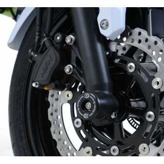 Protections de fourche R&G RACING noir KAWASAKI Z650 abs