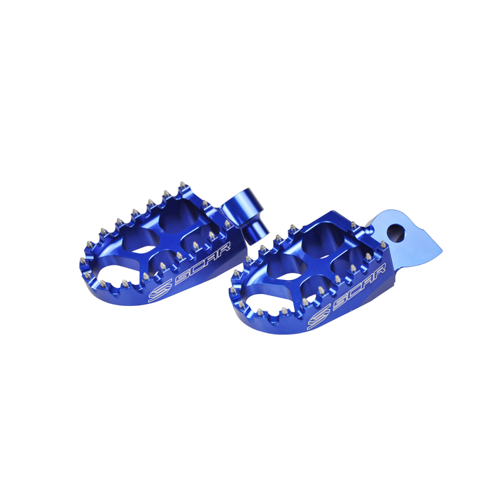 REPOSES-PIEDS SCAR EVO BLEU YAMAHA YZ 125 - 250 99-24