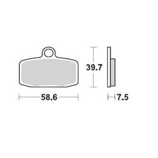 PLAQUETTES DE FREIN AVANT MOTO MASTER SINTER PRO KTM SX 85 2012-20