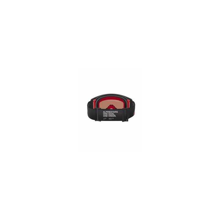 MASQUE LUNETTES Alpinestars Supertech Corp noir rouge ECRAN IRIDIUM gris