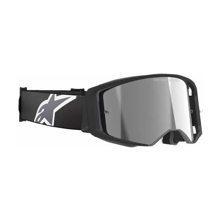 MASQUE LUNETTES Alpinestars Supertech Corp noir ECRAN IRIDIUM gris