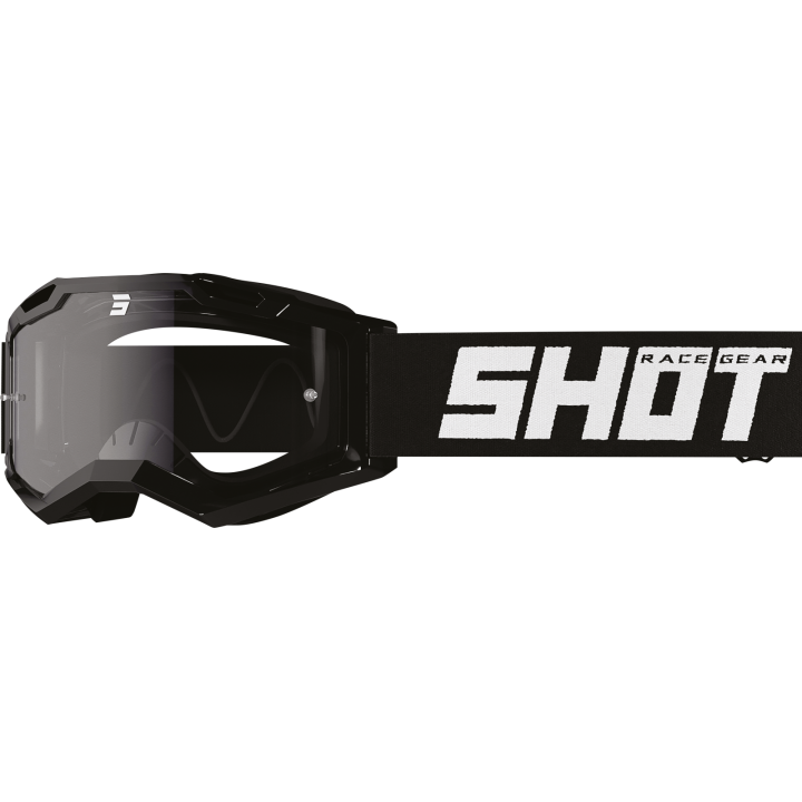 LUNETTES MASQUE CROSS SHOT ASSAULT 2.0 SOLID BLACK GLOSSY