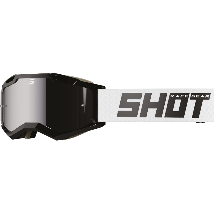 LUNETTES MASQUE CROSS SHOT IRIS 2.0 SOLID BLACK GLOSSY