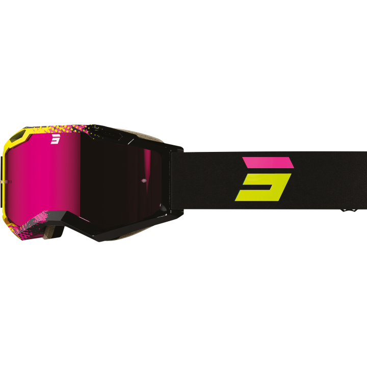 LUNETTES MASQUE CROSS SHOT IRIS 2.0 FUSION BLACK GLOSSY