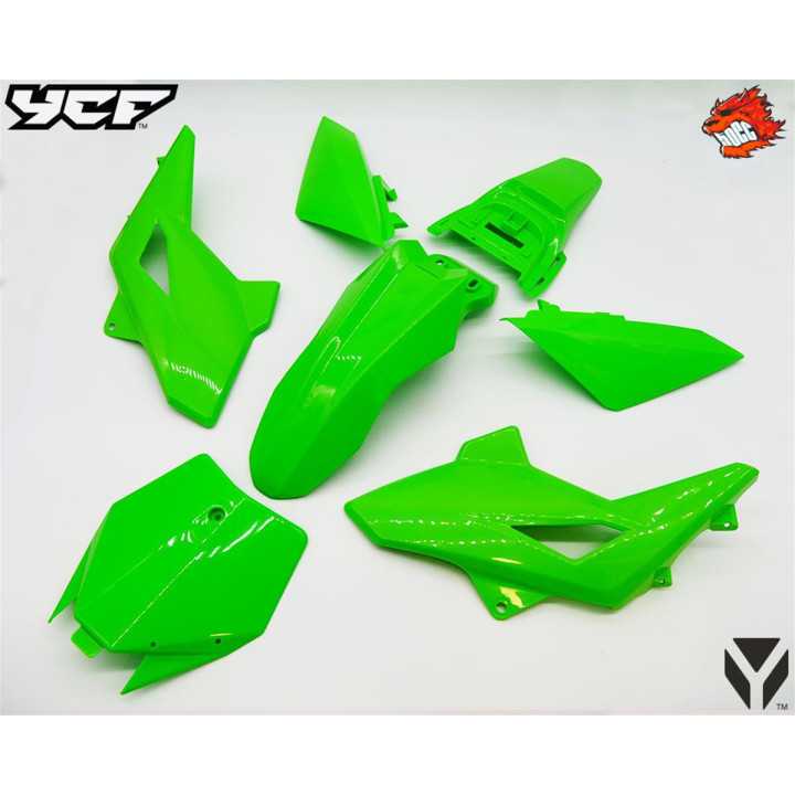 KIT PLASTIQUES CARENAGES COMPLET POUR YCF 50 CC THERMIQUE ET ELECTRIQUE 2012-25