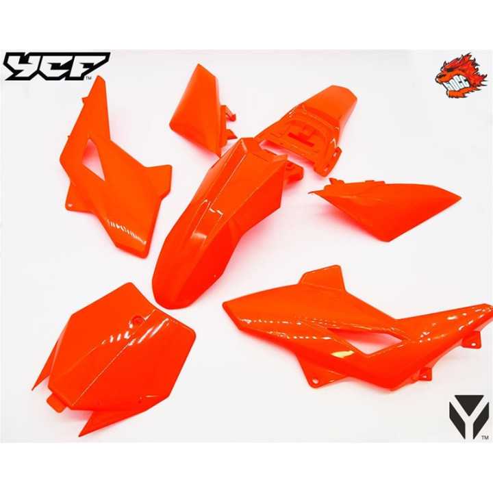 KIT PLASTIQUES CARENAGES COMPLET POUR YCF 50 CC THERMIQUE ET ELECTRIQUE 2012-25