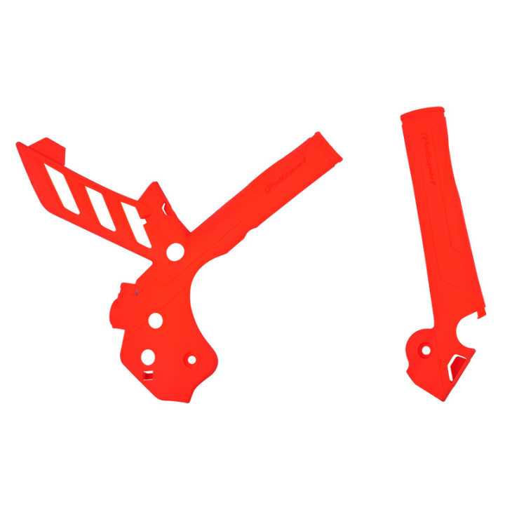 PROTECTIONS DE CADRE ORANGE POLISPORT KTM SX 125 ET 150 2011-2015