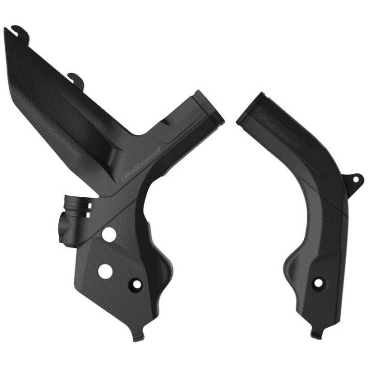 PROTECTIONS DE CADRE NOIRE POLISPORT KTM EXC-F 250, 350 ET 450 2020-2023