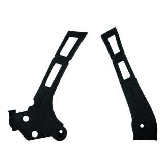 PROTECTIONS DE CADRE NOIRE POLISPORT YAMAHA YZ 125 ET 250 2005-2024
