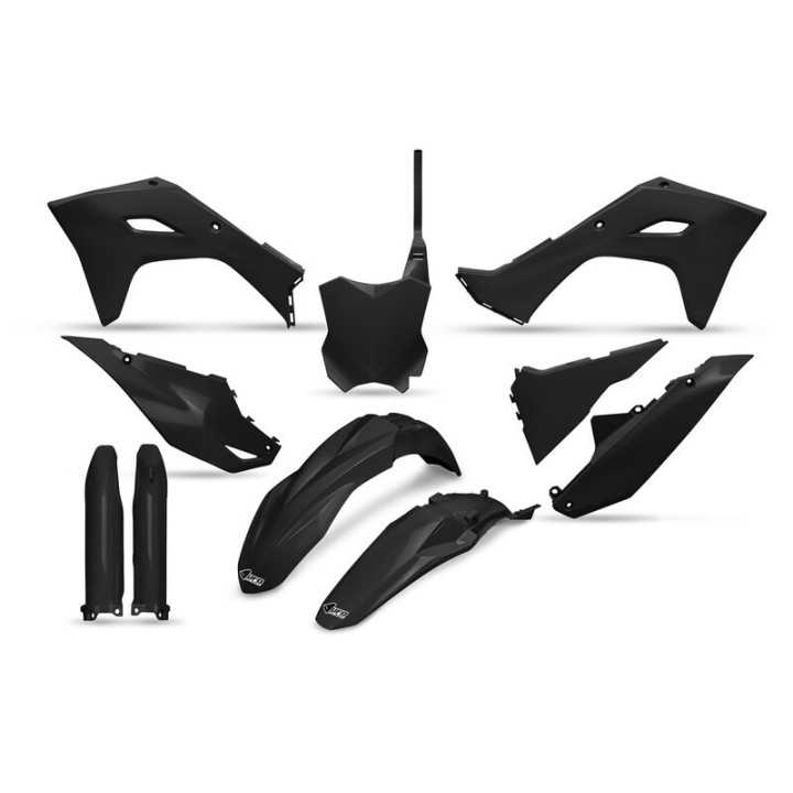 Kit plastiques complet UFO NOIR KAWASAKI KXF 250 450 2024-25