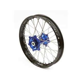 Roue arriere complete ART 18x215 jante noirmoyeu bleu Yamaha WRF250 01-18