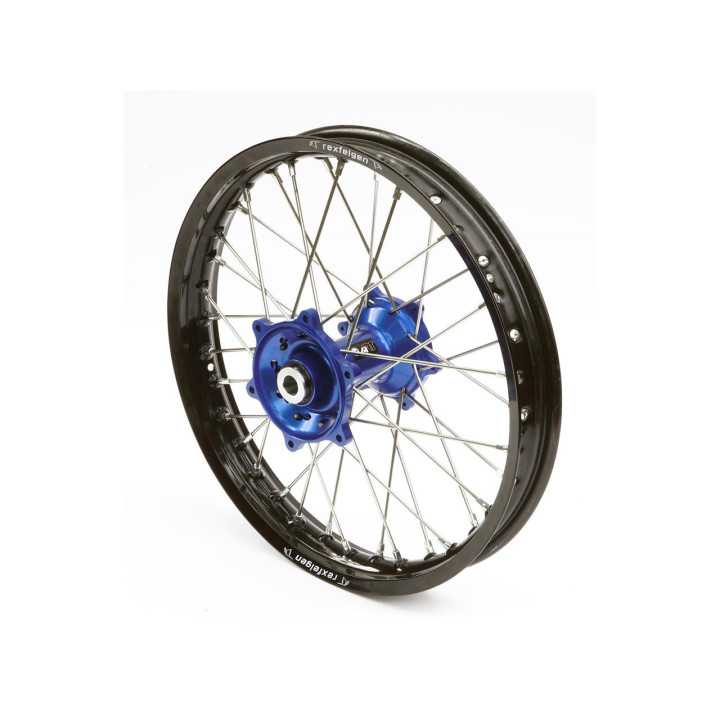 Roue arriere complete ART 18x215 jante noirmoyeu bleu Yamaha WRF250 01-18