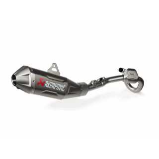 Ligne complète AKRAPOVIC Evolution Line silencieux titane casquette titane Honda CRF 450 2025i