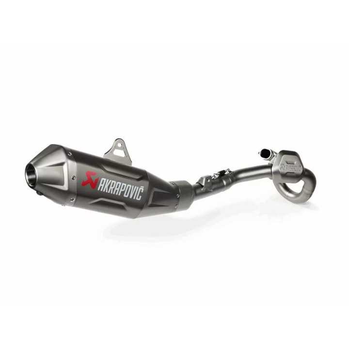 Ligne complète AKRAPOVIC Evolution Line silencieux titane casquette titane Honda CRF 450 2025i