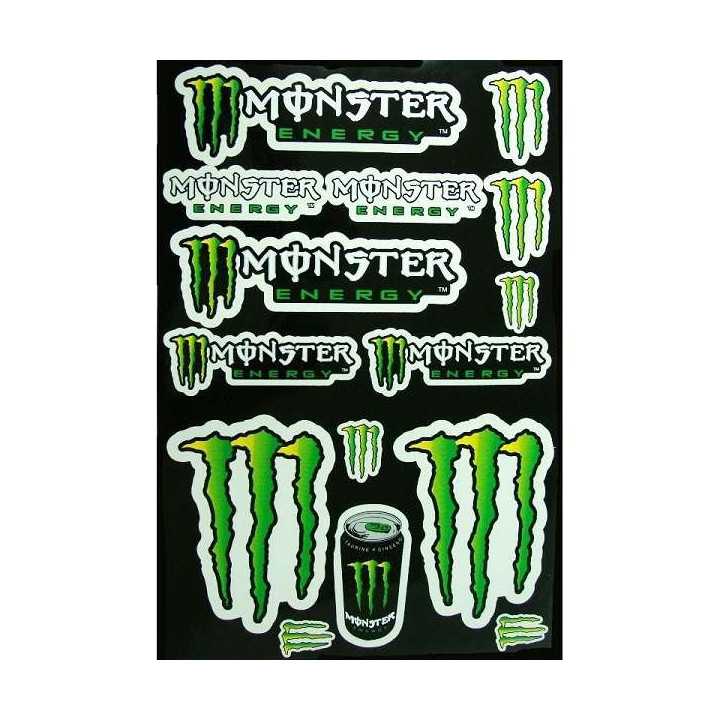 PLANCHE 44cmX29cm STICKERS MONSTER ENERGY 