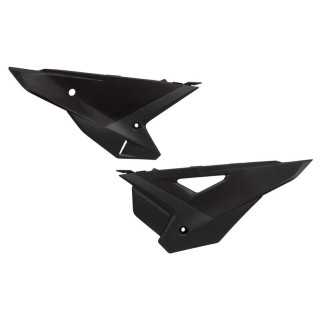 PLAQUES PLASTIQUES LATERALES UFO NOIR HONDA CRF 250 450 2025