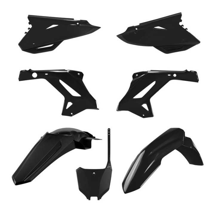 KIT PLASTIQUES POLISPORT RESTYLÉ NOIR HONDA CR 125 ET 250 2000-2001