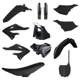 KIT PLASTIQUES CARENAGE POLISPORT RESTYLÉ NOIR YAMAHA YZ 125 250 2002-2021