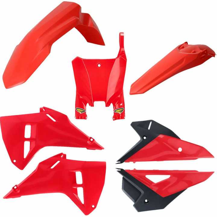 KIT PLASTIQUES CARENAGE CYCRA ROUGE - NOIR HONDA CRF 250 450 2025