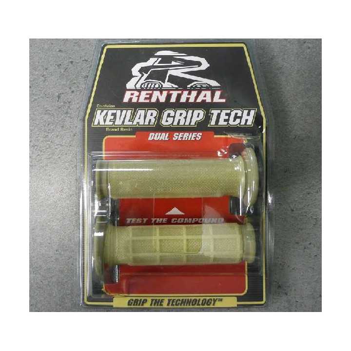 POIGNEES RENTHAL KEVLAR POUR MOTO 22 MM