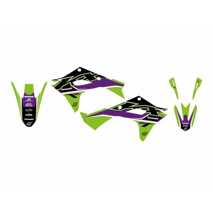 KIT DÉCORATION BLACKBIRD DREAM 5 KAWASAKI KXF 250 2025