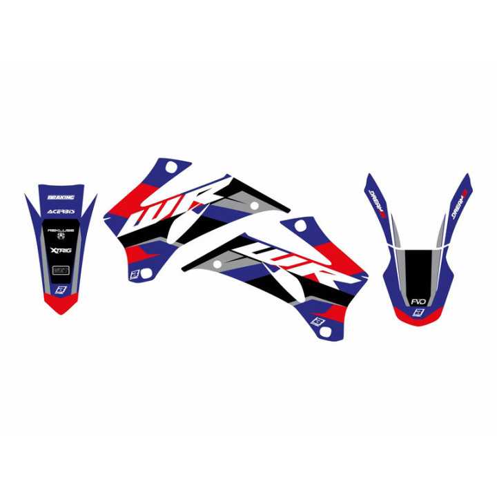 KIT DÉCORATION BLACKBIRD DREAM 5 YAMAHA WRF 250 2007-2014