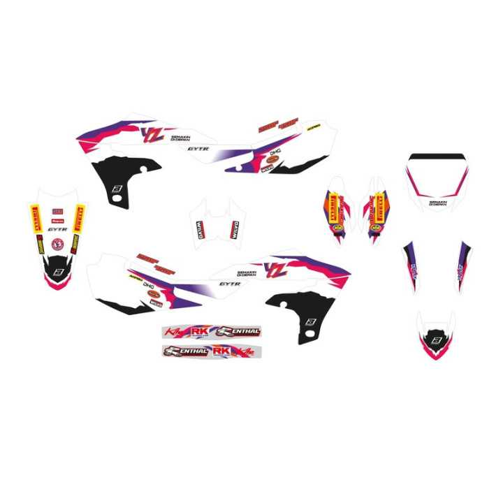 KIT DÉCORATION BLACKBIRD REPLICA RACING FACTORY YAMAHA YZF 450 2019-2022