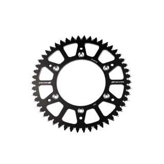 COURONNE SCAR ALU NOIRE TYPE SRS130 PAS 520 48 DENTS YAMAHA YZ 125 250 1999-2026
