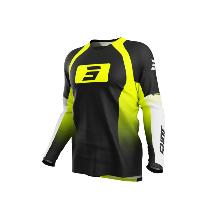 MAILLOT CROSS SHOT DRAW JERSEY INSTINCT NEON YELLOW XL