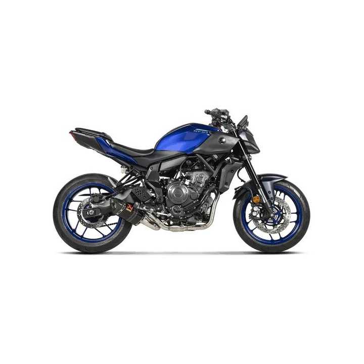 Ligne d'échappement Racing Line NOIR AKRAPOVIC YAMAHA MT-07 2014-2020