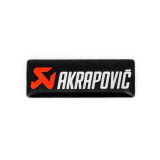 STICKER AUTOCOLLANT AKRAPOVIC GEL BK