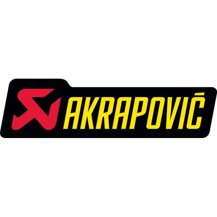 STICKER AUTOCOLLANT AKRAPOVIC 120X34.5
