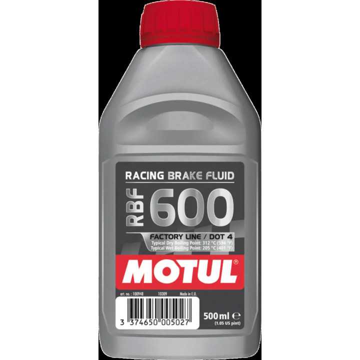 LIQUIDE DE FREIN MOTUL RBF 600 500ML DOT 4 SYNTHETIC MOTO
