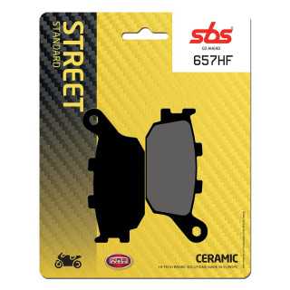 PLAQUETTES DE FREIN ARRIERE SBS céramique organiques STREET HF657 YAMAHA MT-07 2014-2025