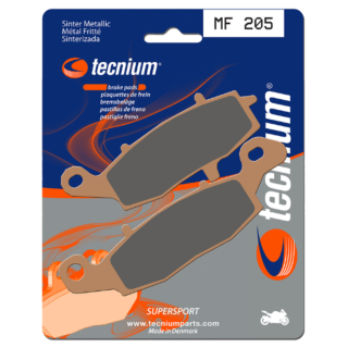 PLAQUETTES DE FREIN AVANT GAUCHE TECNIUM MF205 KAWASAKI ER6-N 2006-2016