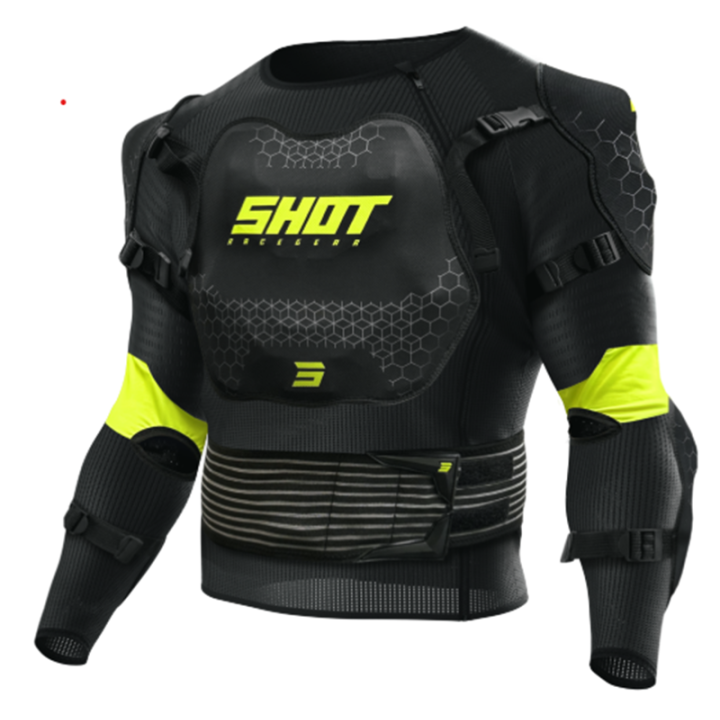 GILET MOTO CROSS SHOT OPTIMAL 2.0 BLACK ADULTE