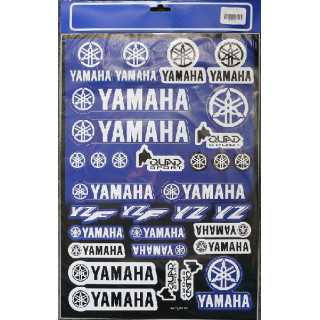 PLANCHE 43 cm X29 cm STICKERS AUTOCOLLANT KIT PLANO YAMAHA