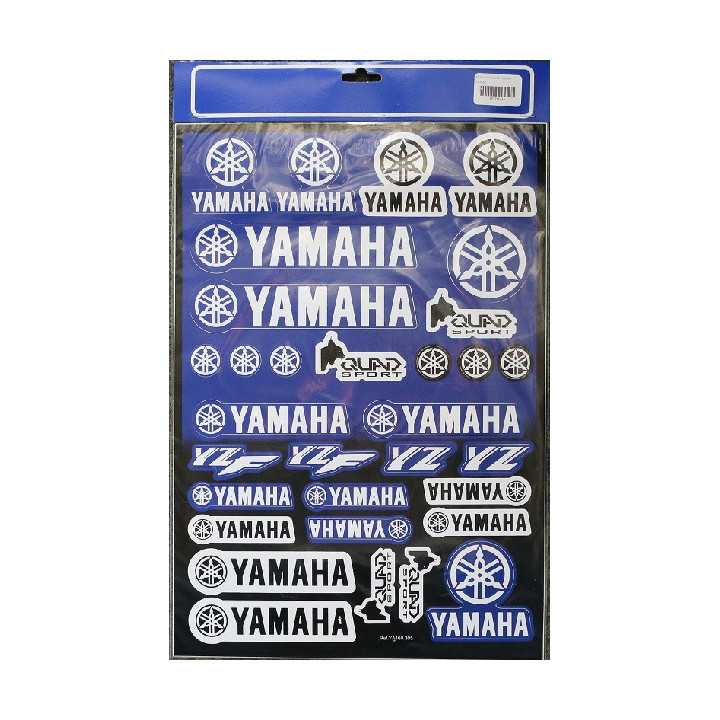 PLANCHE 43 cm X29 cm STICKERS AUTOCOLLANT KIT PLANO YAMAHA