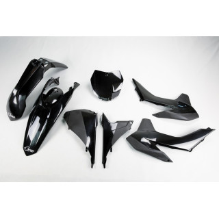 KIT PLASTIQUES UFO NOIR SXF 250 350 450 13/15