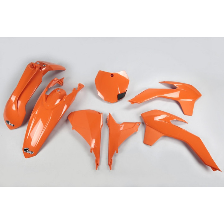 KIT PLASTIQUES CARENAGE UFO ORANGE SXF 250 350 450 13/15