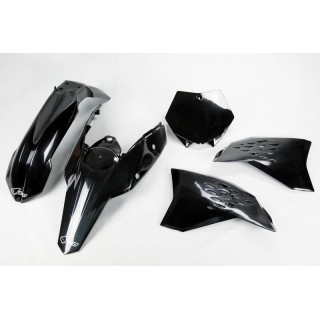 KIT PLASTIQUES CARENAGE UFO NOIR SX 125 250 07/10