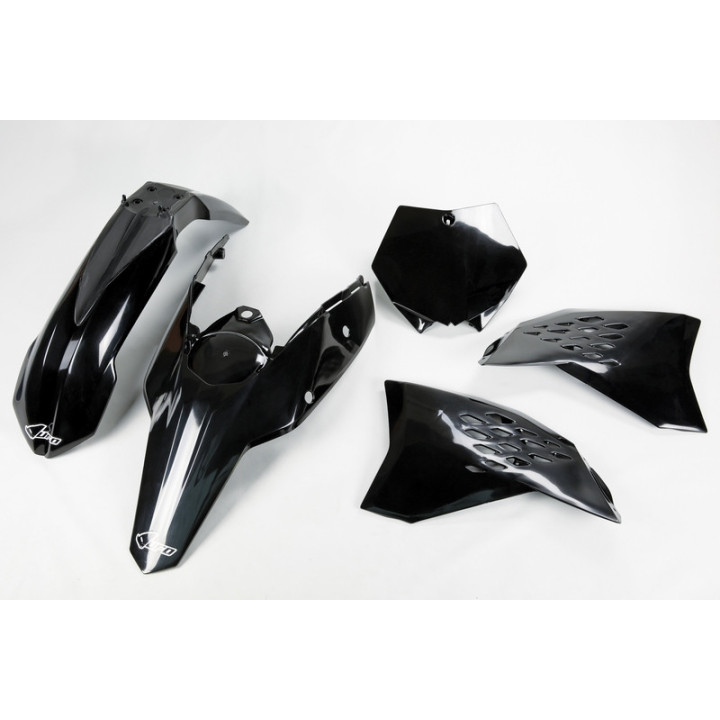 KIT PLASTIQUES CARENAGE UFO NOIR SX 125 250 07/10