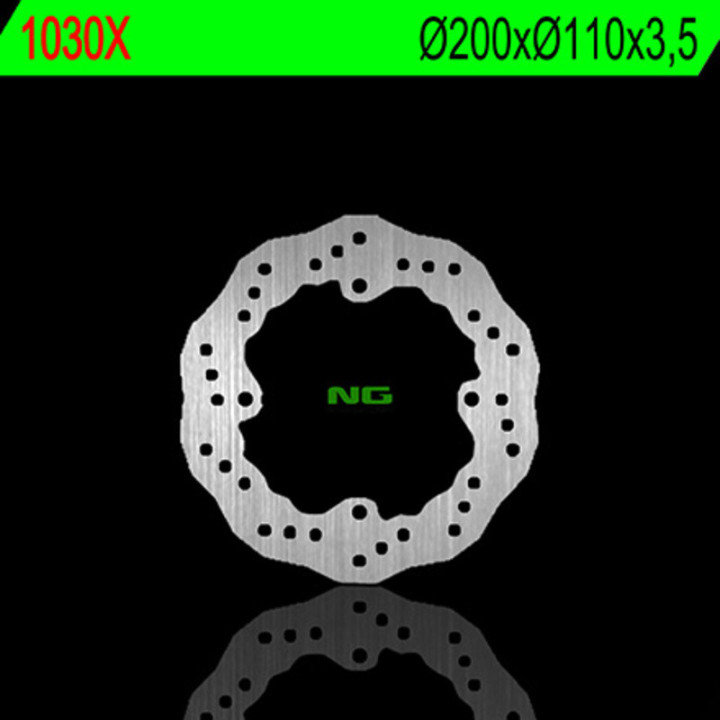 DISQUE DE FREIN ARRIERE A PETALES WAVE NG KTM SX 85 04/10